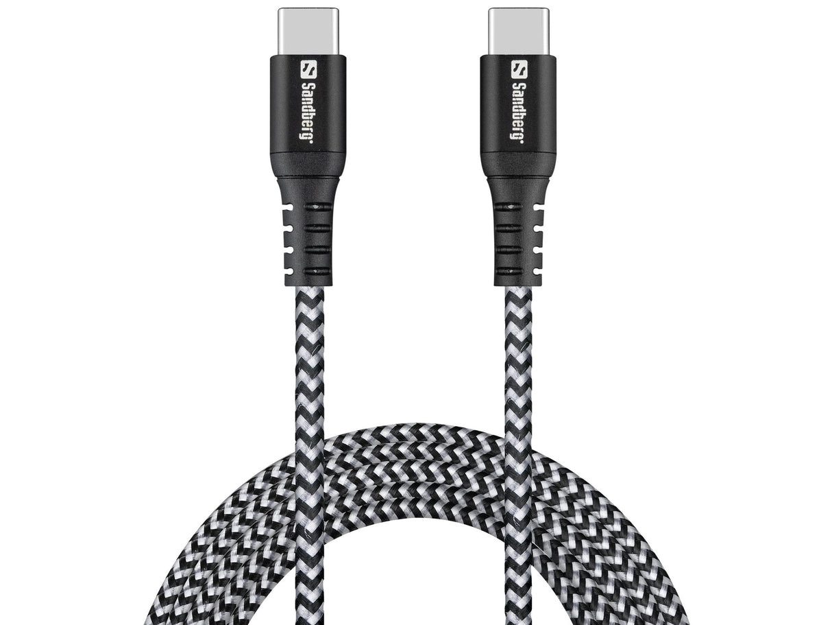 Sandberg 441-67 Cable Usb Usb 2.0 2 M Usb C Negro, Blanco