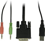 Inter-Tech Kvm Switch As-21da Dvi, 2 Port, Metal, Front Us