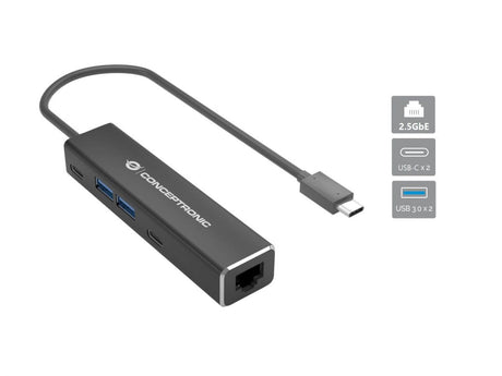 EAN 4015867234211 - Conceptronic ABBY14B base para portátil y replicador de puertos Alámbrico USB 3.2 Gen 1 (3.1 Gen 1) Type- imagen 2