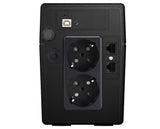 Sai Línea Interactiva Phasak 650 Va Lcd Interactive 650va 2 Salidas Formato Torre