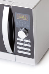 Microondas Con Grill 3 En 1 Sharp R843inw 900w (1200/1100/500w Grill) Conveccion 2500w 25 Litros 10 Funciones Cocción Automática Acero Inox