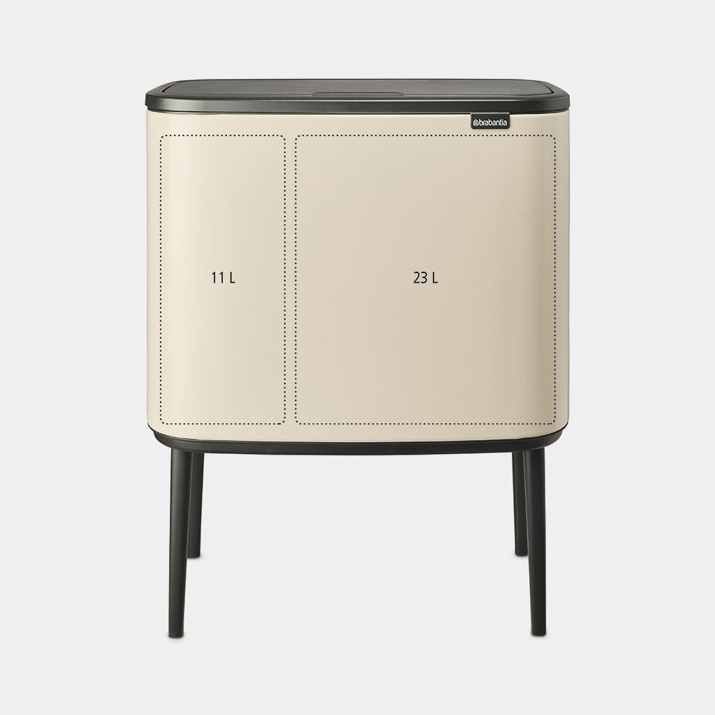 Brabantia Bo Touch Bin 34 L 2 Cesta(S) Beige