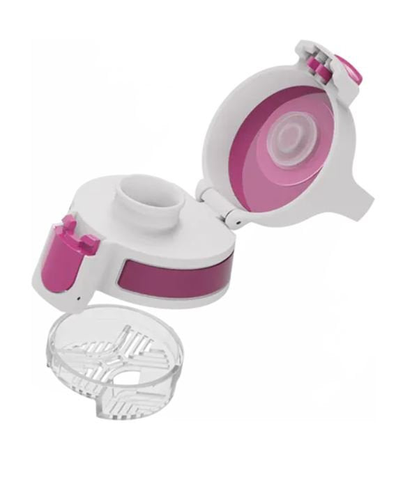 Botella Sigg Total Clear One Myplanet "Berry" 0,75 L Transparente/Berry, Cierre Con Una Sola Mano One 8950.90