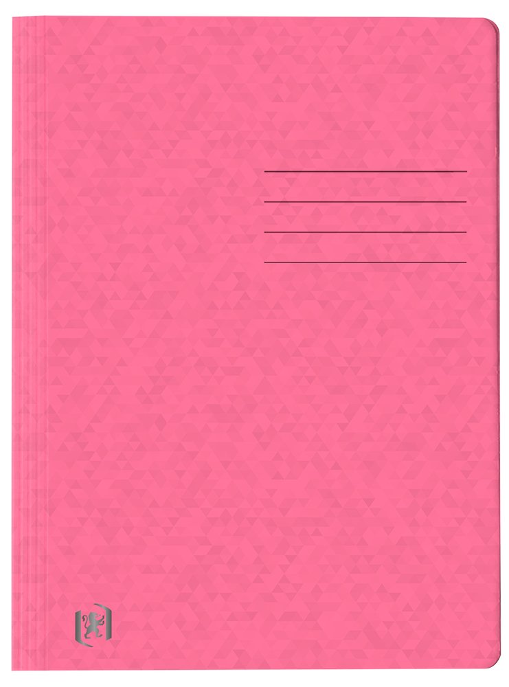 Oxford Carpeta De Anillas Din A4 Cartón Rosa