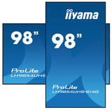 Iiyama Lh9854uhs-B1ag Pantalla Señalización 2,48 M (97.5") Lcd Wifi 500 Cd / M² 4k Ultra Hd Negro Procesador Incorporado Android 11 24/7