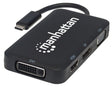 EAN 0766623152600 - Manhattan 152600 base para portátil y replicador de puertos USB Tipo C Negro imagen 1