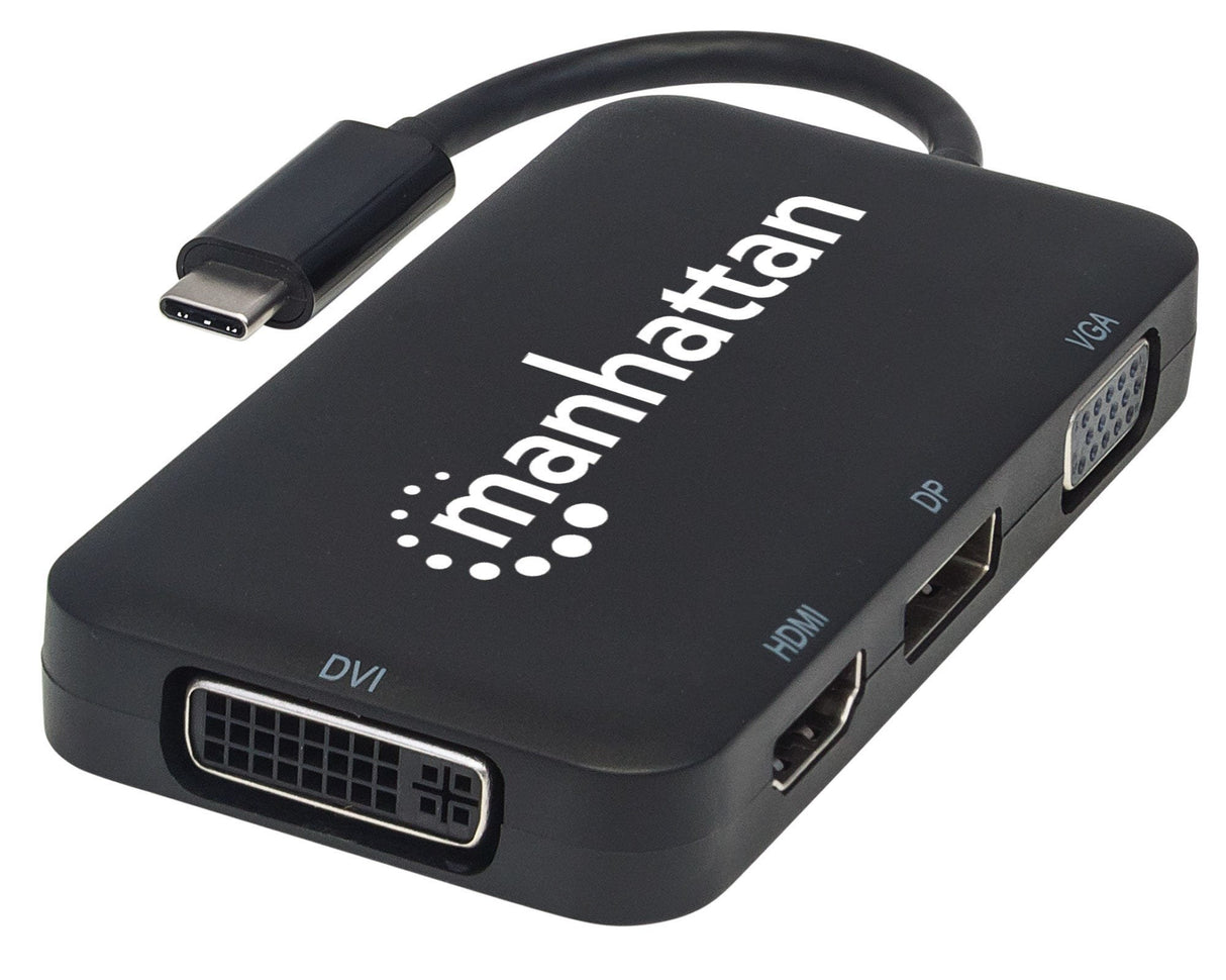 EAN 0766623152600 - Manhattan 152600 base para portátil y replicador de puertos USB Tipo C Negro imagen 1