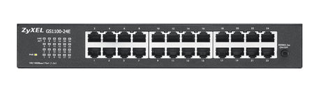 EAN 0760559121044 - Zyxel GS1100-24E switch No administrado Gigabit Ethernet (10/100/1000) Negro imagen 3