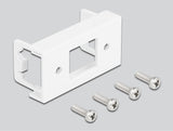 Delock Netzwerk Verlängerungscable Für Easy 45 Modul S Ftp Rj45 Buchse Zu Rj45 Buchse Cat.6a 5 M Schwarz   Weiss