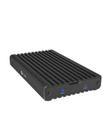 Icy Box Ib-2817m-C32, Carcasa De Accionamiento Negro, 2 Carcasa De La Bahía Para M.2 Nvme A Través De Usb 3.2 Gen 2x2 Type-C 61121