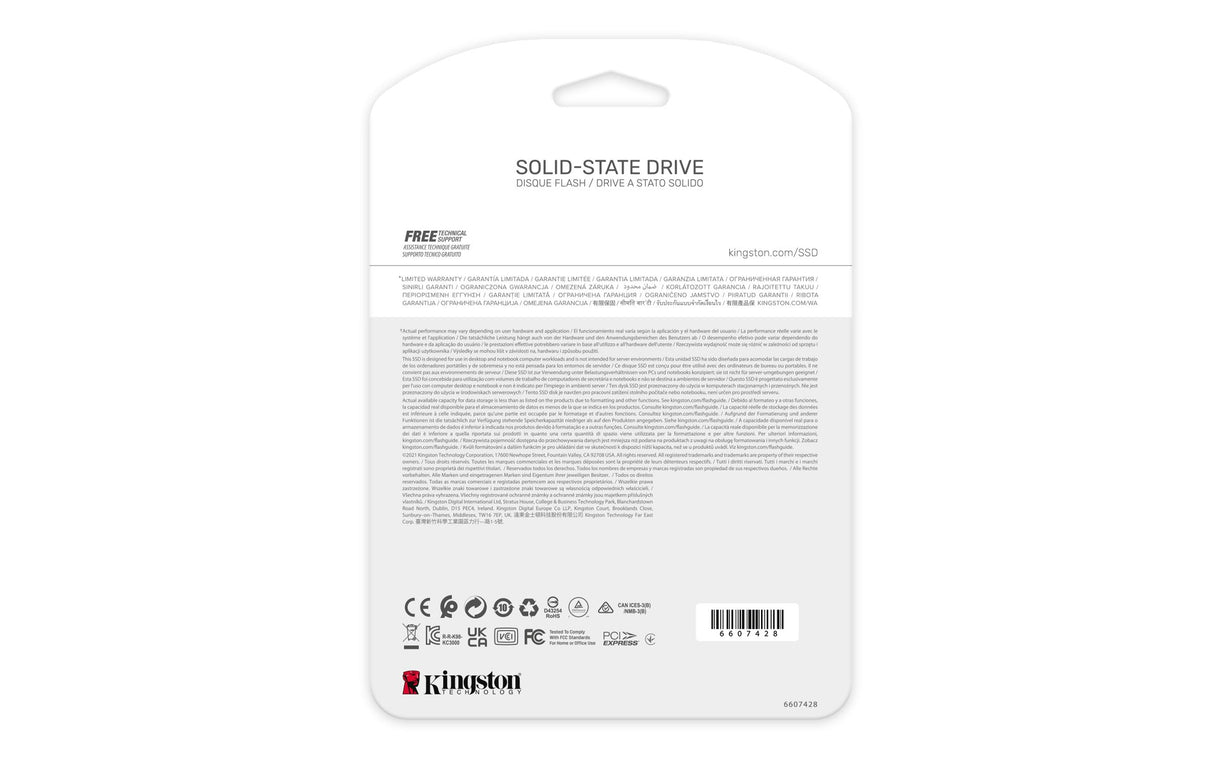 EAN 0740617324433 - Kingston Technology KC3000 1,02 TB PCI Express 4.0 3D TLC imagen 5