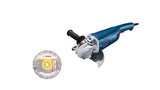 Amoladora Angular Bosch Professional Gws 20-230 P Professional Azul, 2.000 W, Incl. Disco Tronzador De Diamante 06018c1104