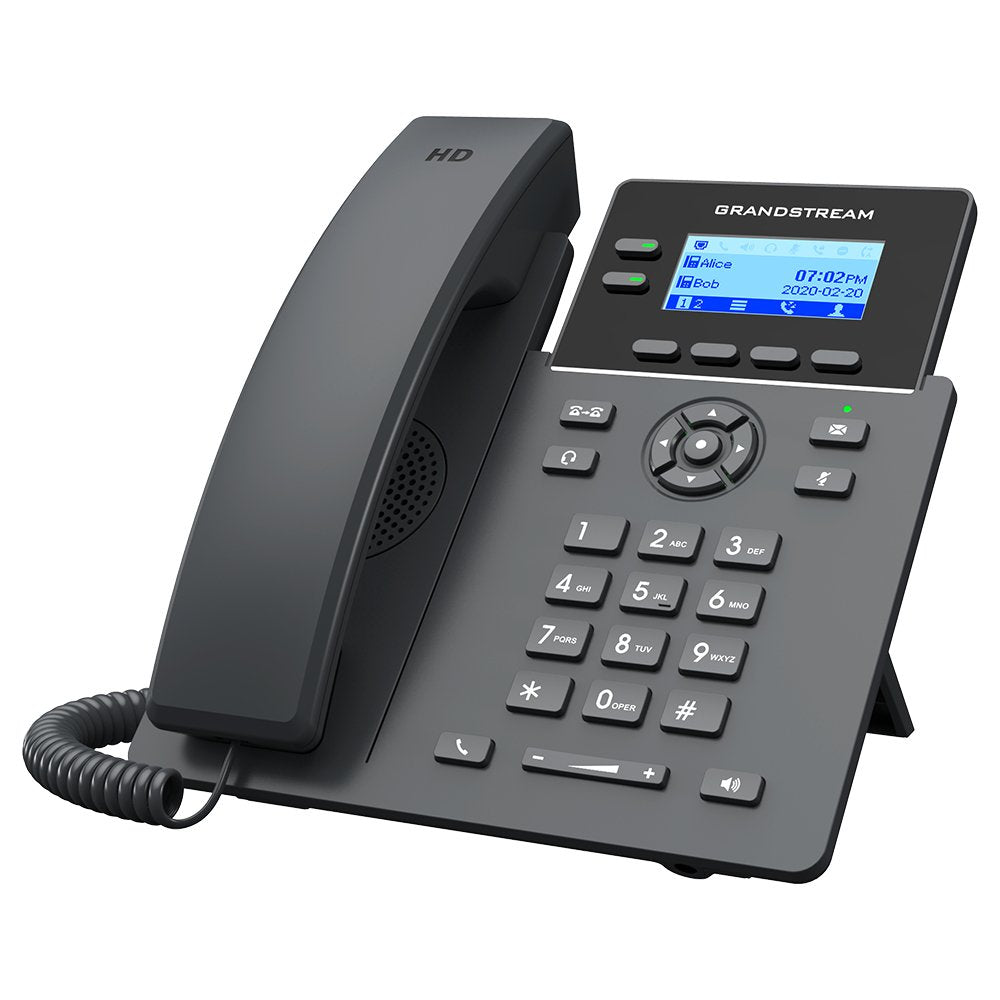 Teléfono Grandstream Networks Grp2602g Ip Negro 2 Líneas Lcd Wifi