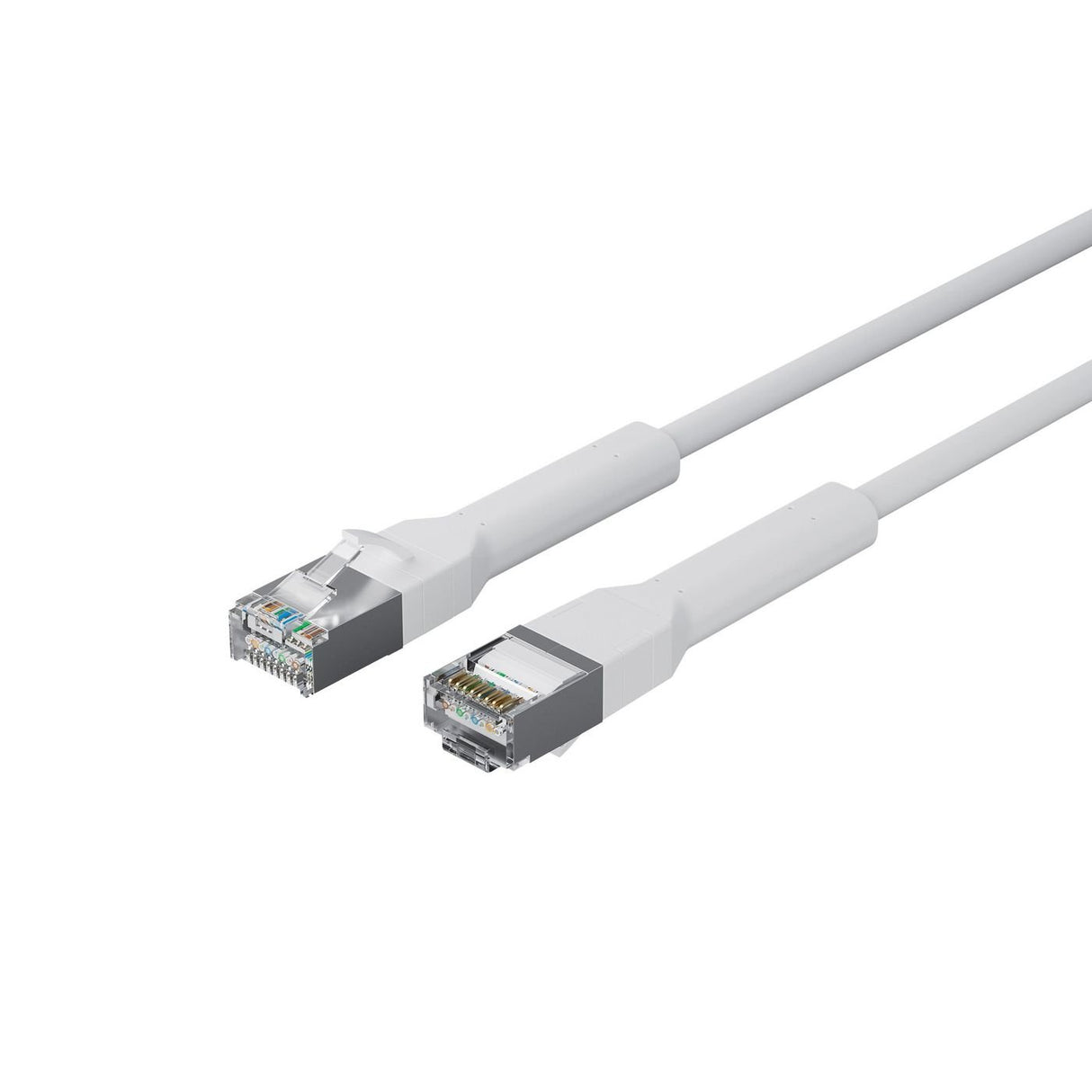 EAN 4017538138361 - Lanview LV-6AFTP-FLEX-ANG-01W cable de red Blanco 1 m Cat6a U/FTP (STP) imagen 1