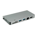 Roline Usb Typ C Dockingstation, Hdmi 4k, Vga, 2x Usb 3.2 Gen 1, Lan, Pd, Cardreader