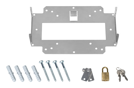 EAN 4044144613388 - LANCOM Wall Mount + Lock (LN, Bulk 10) Metálico imagen 1