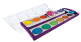 Caja De Pintura Pelikan K12® Violeta Con Blanco Opaco, 12 Colores
