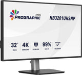EAN 4948570125395 - iiyama ProGraphic HB3201UHSNP-B1 pantalla para PC 80 cm (31.5") 3840 x 2160 Pixeles 4K Ultra HD Negro imagen 3