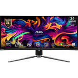Monitor Msi Mag 341cqp Qd-Oled 34" Qd-Oled Uwqhd 175hz Freesync Premium Pro