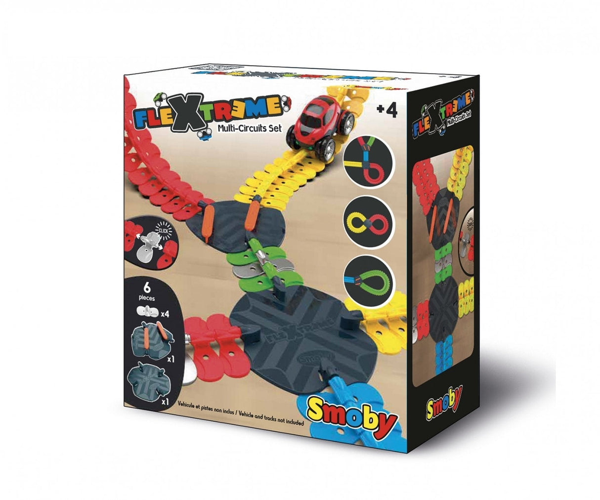 Smoby Flextreme Multi-Race Set Cruce Y Desvío, 7600180911