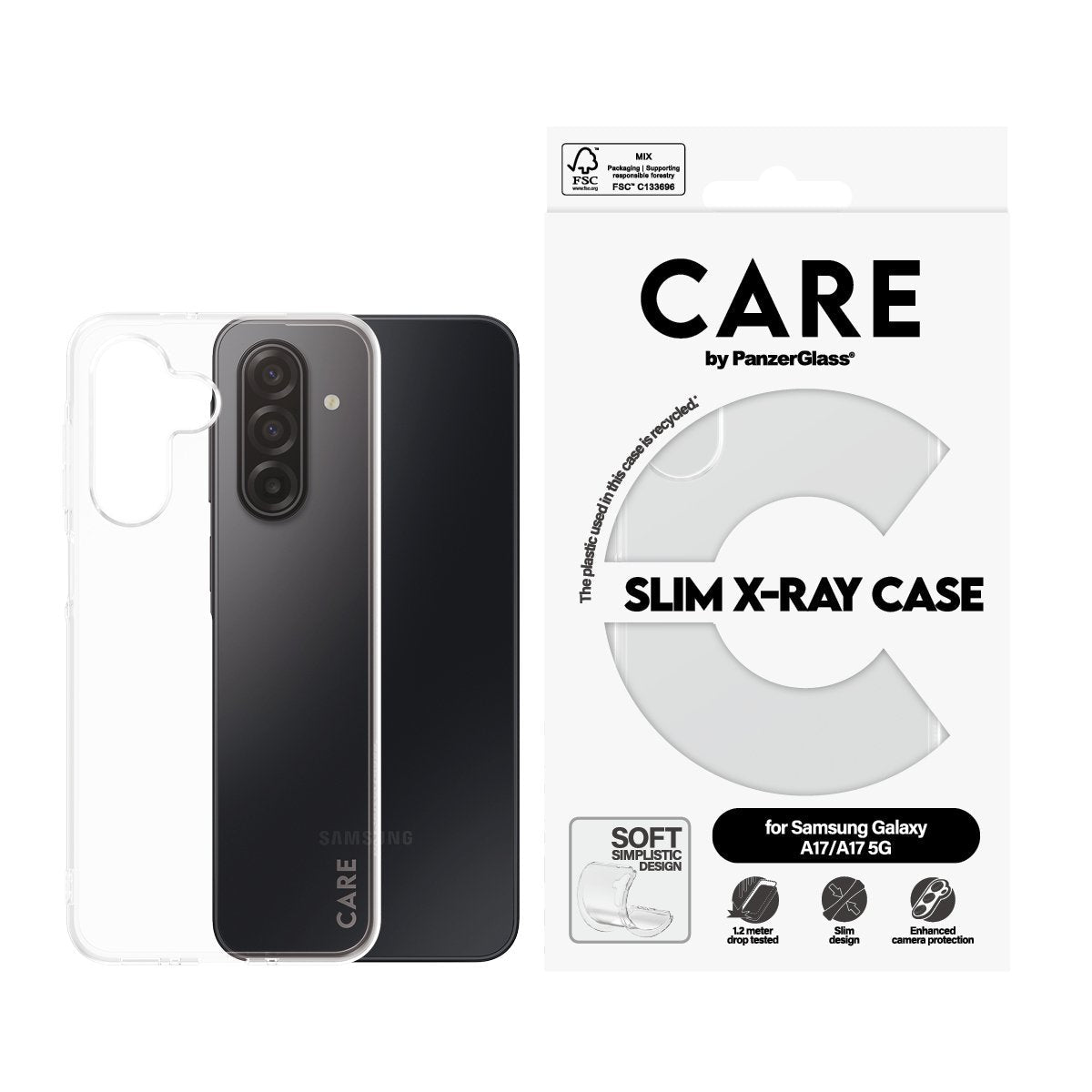 Panzerglass Care Fashionable Case Transp. X-Ray Soft Basic Samsung Galaxy A17/5g
