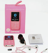 Lenco Xemio-861pk Rosa Reproductor Mp3 Mp4 Microsd De 8 Gb Bluetooth