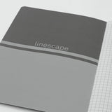 Sigel Notizhefte Linescape Ca. Din A5 Cuadriculado Gris Oscuro Gris Claro Softcover - Material De Oficina