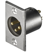 EAN 4040849119644 - Goobay XLR 186-3 G XLR M 3 pin Acero inoxidable imagen 1