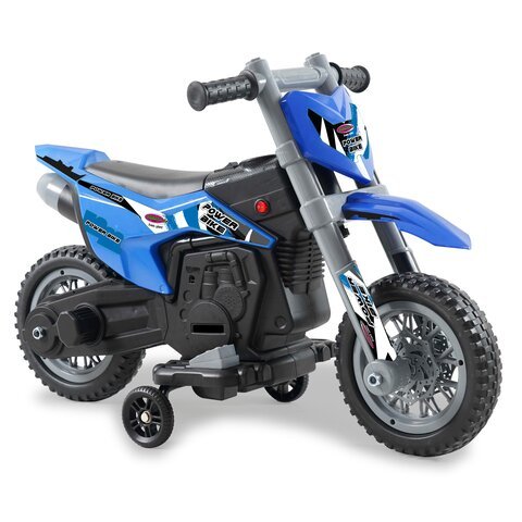 Jamara Ride-On Motorrad Power Bike 6v Azul 2+