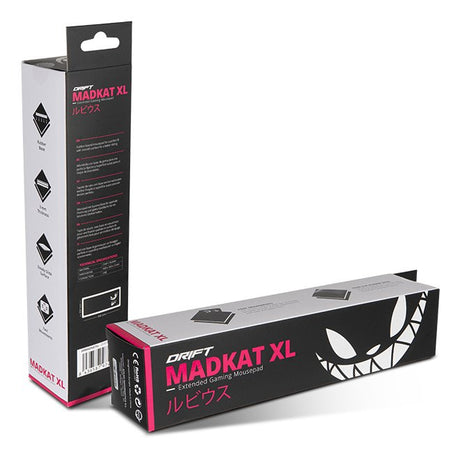 EAN 8436587974236 - DRIFT DRMADKATXL alfombrilla para ratón Alfombrilla de ratón para juegos Negro, Blanco imagen 4