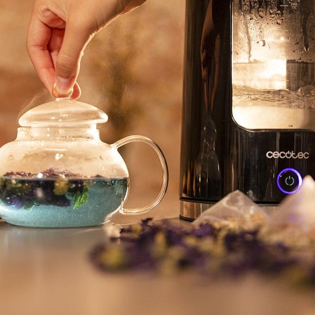 Cecotec Thermosense 330 Glassy (Negro, 2.200 Watt, 1,7 Liter) 1439