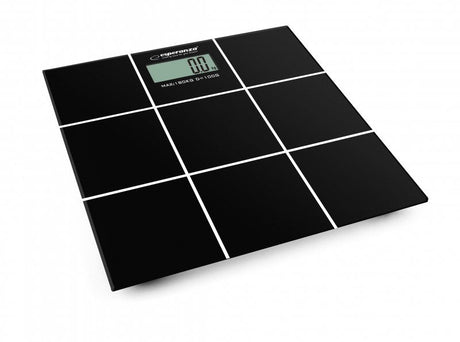 EAN 5901299914052 - Esperanza EBS004 báscula de baño Rectángulo Negro Báscula personal electrónica imagen 1