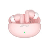 Auriculares Bluetooth Vention Nbfp0 Con Estuche De Carga Autonomía 7h Rosas