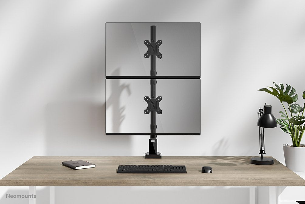 Neomounts Tischhalterung Dual 10-32'' Höv Neig Rojoieren Schwenken