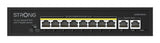 EAN 9120072379062 - Strong SW8010POE+ switch Gigabit Ethernet (10/100/1000) Energía sobre Ethernet (PoE) Escritorio Negro imagen 2