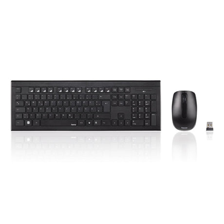 EAN 4047443384959 - Hama 69182664 teclado Ratón incluido Hogar RF inalámbrico QWERTY Español Negro imagen 6