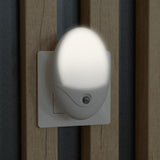 Entac Nachtlicht 0.5w Oval Cw Blanco Dämmerungssensor