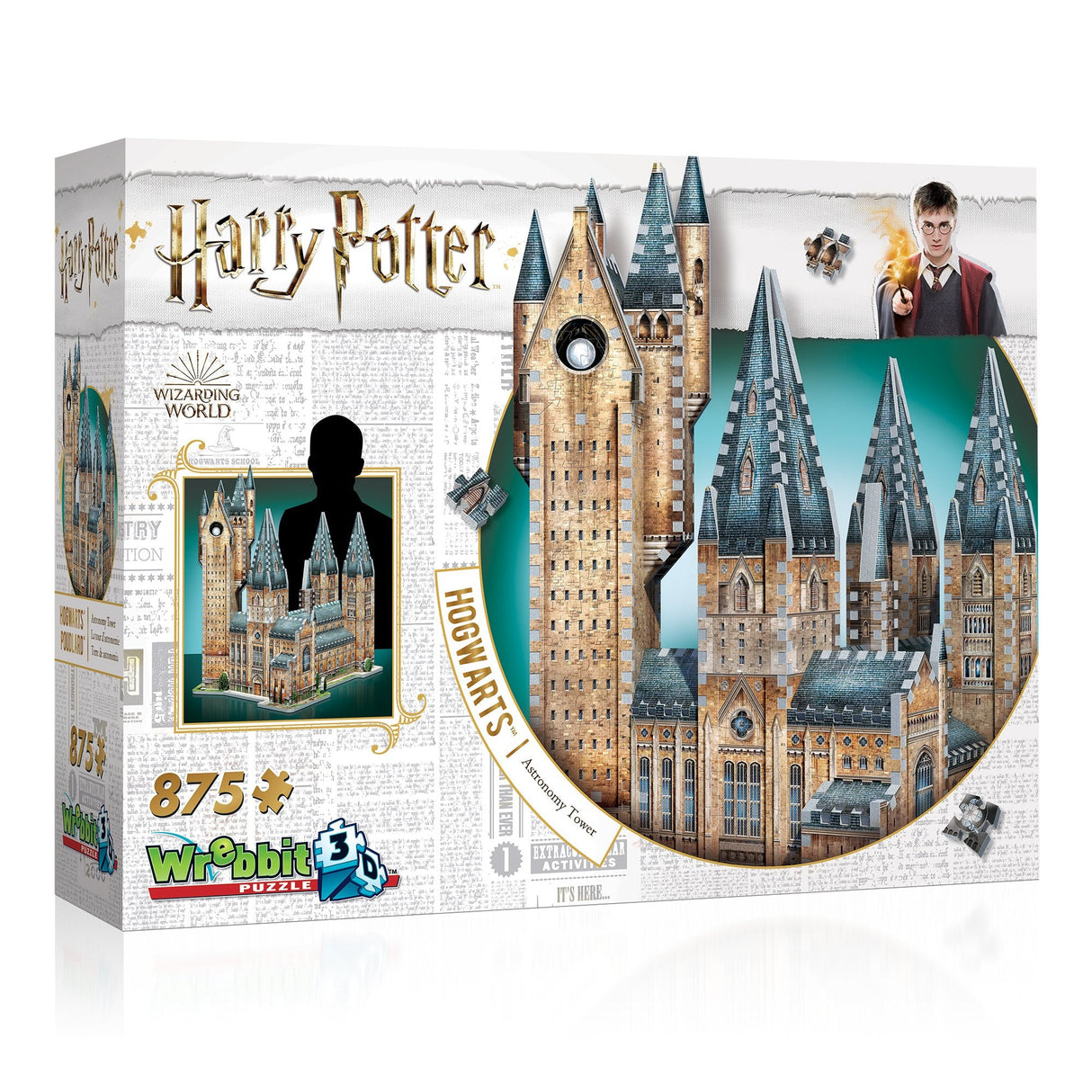 Puzzle 3d 875 Piezas Harry Potter Torre De Astronomía De Hogwarts