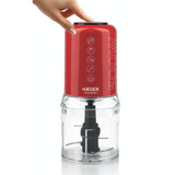 Haeger Chop Master - Picadora 500 W Rojo