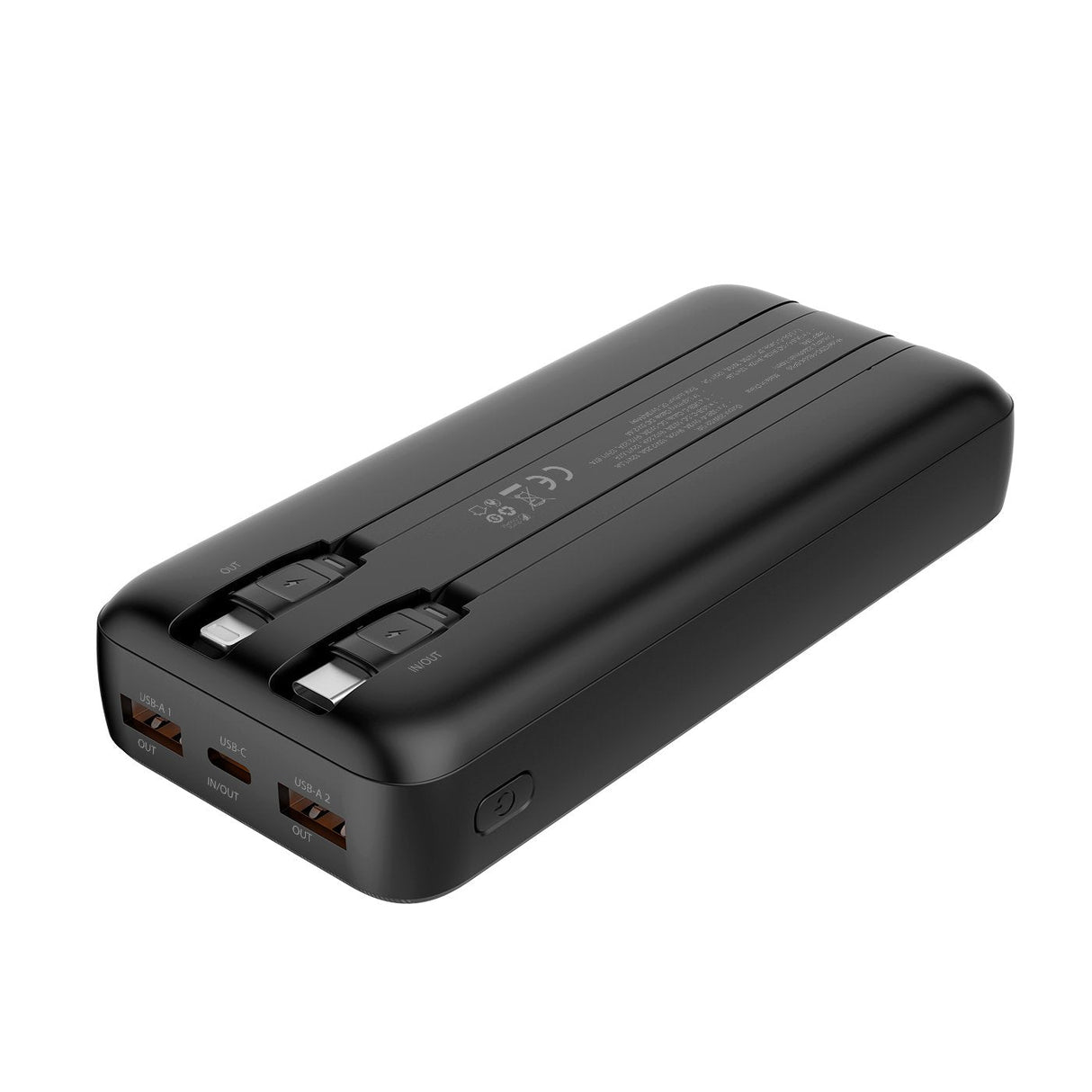 Coolbox Dp20 Powerbank 20000mah 22.5w Pd Y Qc - Usb-C Y Lightning - Pantalla Lcd - Negro