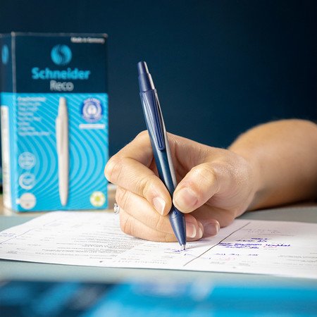 Schneider Bolígrafo Reco Azul - Schreibfarbe Azul