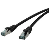 Red Cat.6a 15,0m Schwarz Cable De Red Cat.6a S Ftp Awg 27 7, 2xrj45, Schwarz, 15,0