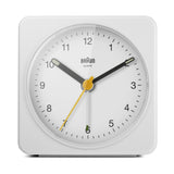 Braun Bc03w Klassischer Analoger Wecker, Blanco