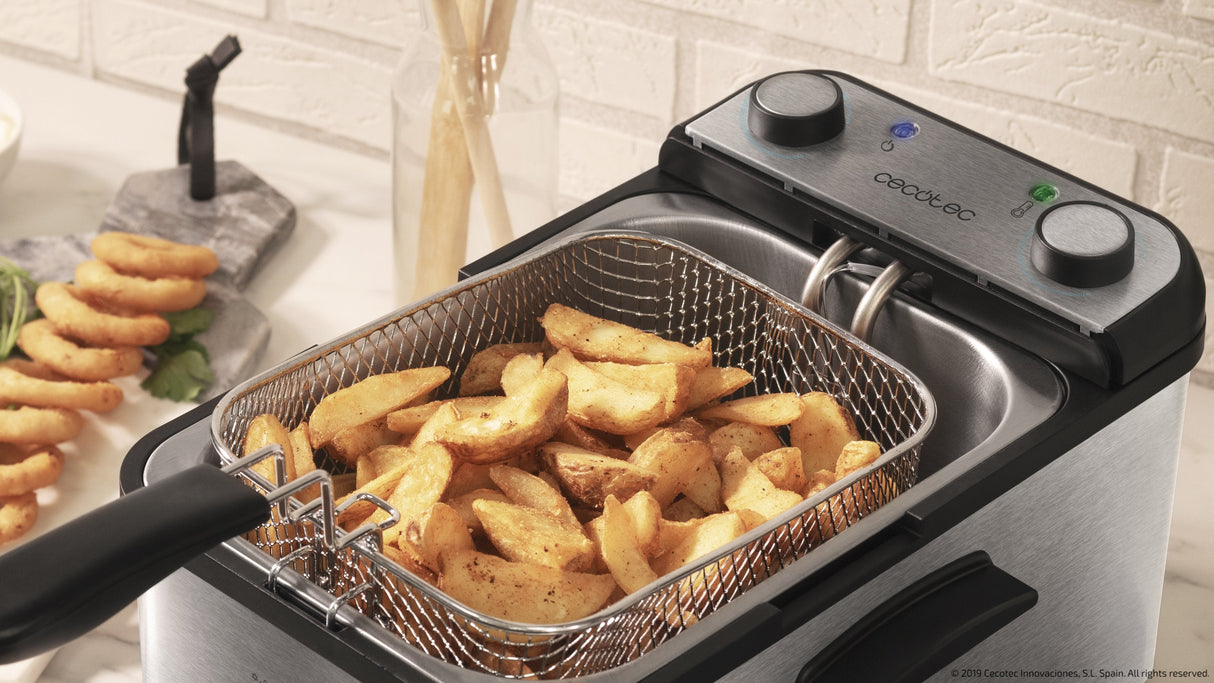 Freidora Cecotec Cleanfry Infinity 3000 Full Inox 2400w Capacidad 3l