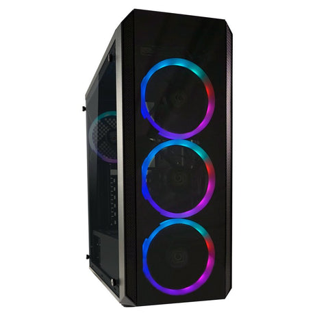 EAN 4260070127656 - LC-Power Gaming 703B - Quad-Luxx Midi Tower Negro imagen 2