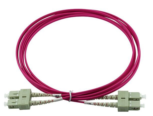 Blueoptics Sfp3232fu1mk Cable De Fibra Optica 1 M Sc Om4 Magenta