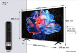 Televisor Tcl Led 75p6k 75' Ultra Hd 4k Smart Tv Wifi