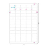 Mediarange Mrink151 Etiqueta Autoadhesiva Blanco Permanente 3250 Pieza(S)