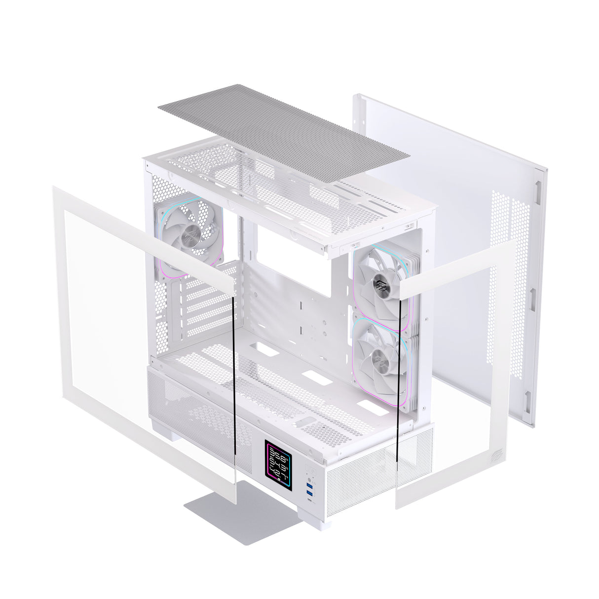 EAN 6977277360073 - Einarex EXCS-SM-51DR-W carcasa de ordenador Micro Torre Blanco imagen 18
