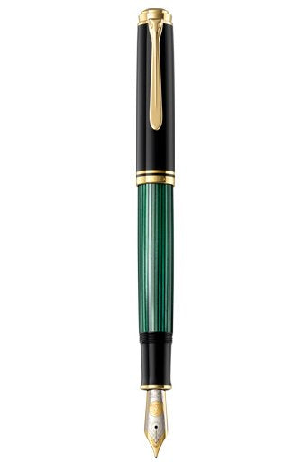 Pelikan Pluma Estilográfica M1000 Negro-Verde B Caja De Regalo